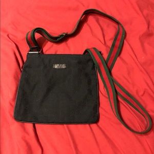 Authentic Gucci web crossbody bag